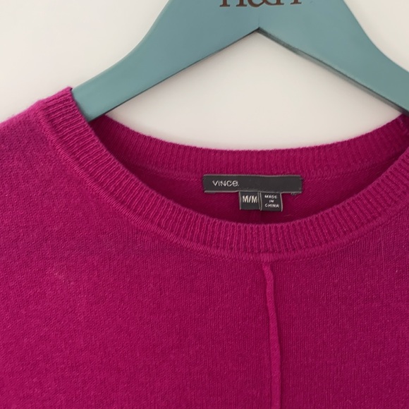 Vince Pink Cashmere Knit - Picture 2 of 6